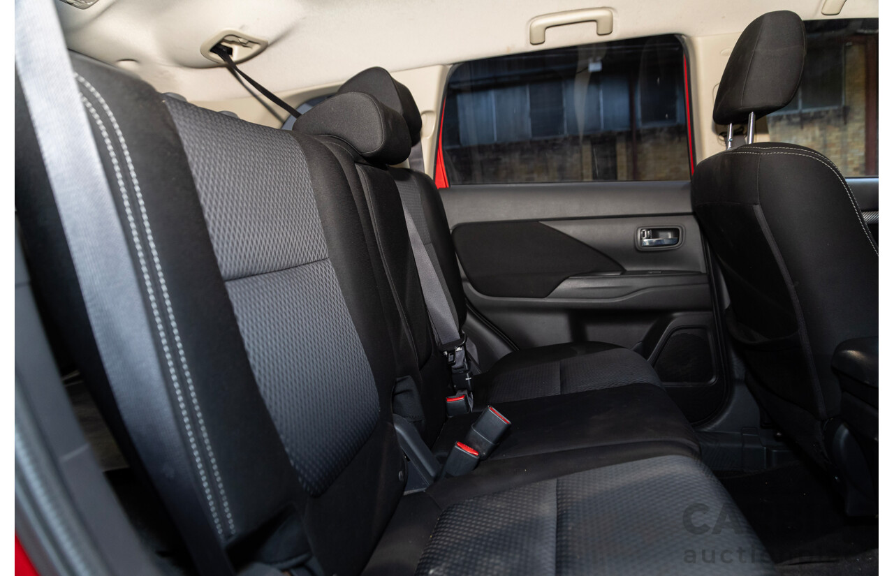 10/2016 Mitsubishi Outlander LS Safety Pack ZK MY17 4d Wagon Red 2.0L