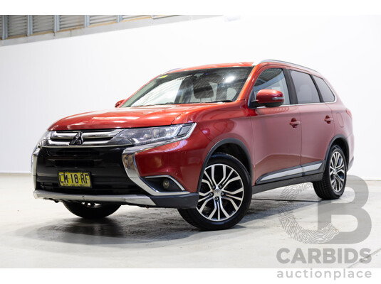 10/2016 Mitsubishi Outlander LS Safety Pack ZK MY17 4d Wagon Red 2.0L