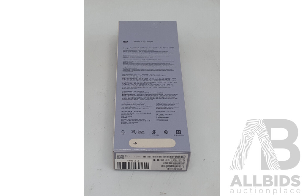 Google (G1KAW) 45mm LTE Pixel Watch 4 *Brand New