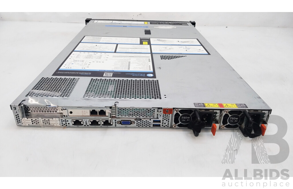 Lenovo ThinkSystem SR530 Dual Intel Xeon SILVER (4208) 2.10GHz-3.20GHz 8-Core CPU Server W/ 32GB DDR4