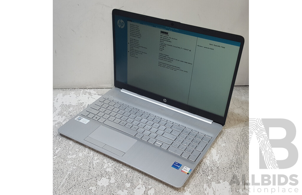 HP (15s-du3603TU) 11th Gen Intel Core i7 (1165G7) 2.80GHz-4.70GHz 4-Core CPU 15.6-Inch FHD Laptop