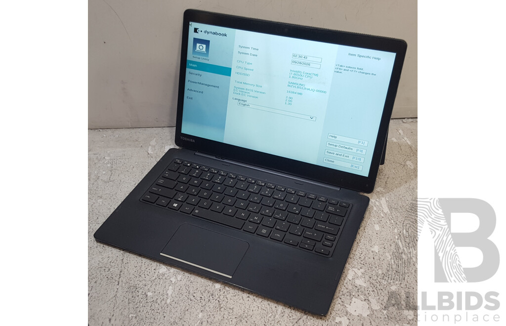 Toshiba Portege X30T-E Intel Core i7 (8550U) 1.80GHz-4.00GHz 4-Core CPU 13.3-Inch Touchscreen Detachable Laptop