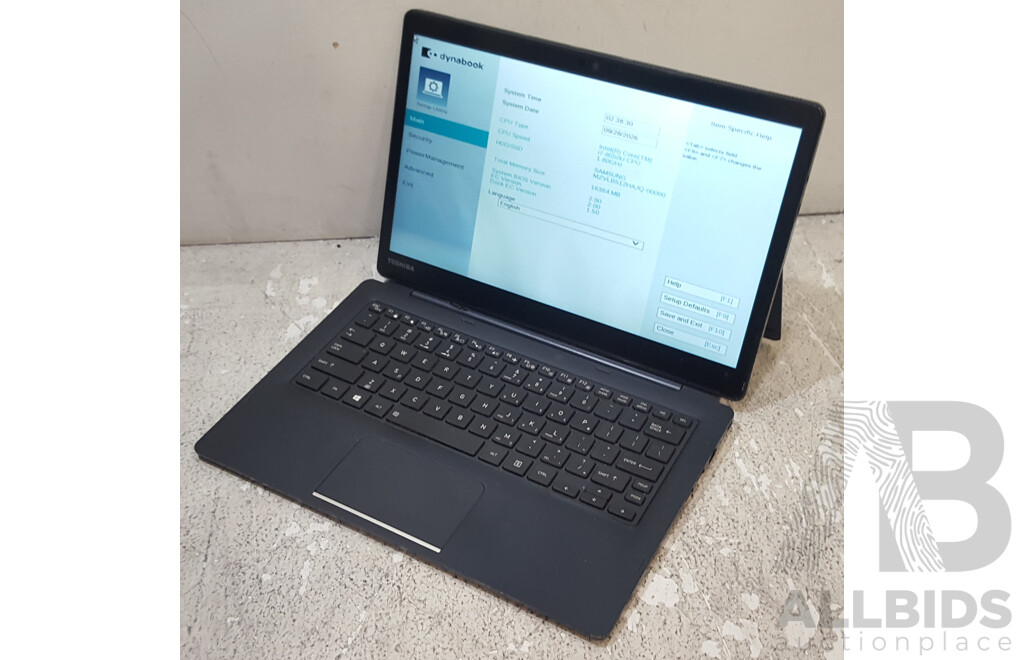 Toshiba Portege X30T-E Intel Core i7 (8550U) 1.80GHz-4.00GHz 4-Core CPU 13.3-Inch Touchscreen Detachable Laptop
