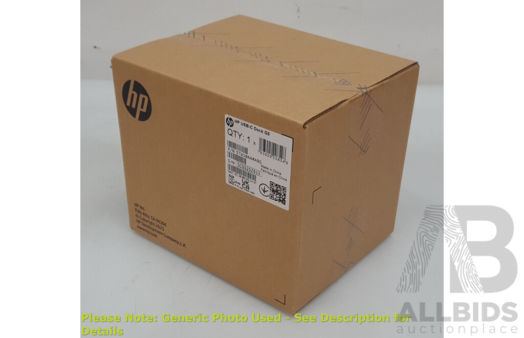 HP (HSN-IX02) USB-C Dock G5 - Brand New