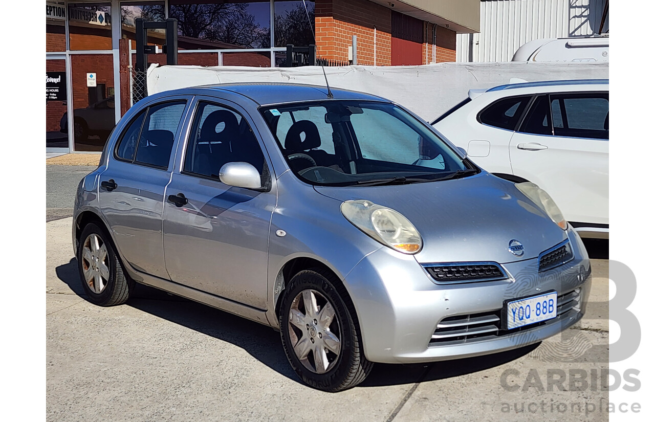 01/2008 Nissan Micra K12 5d Hatchback Silver 1.4L