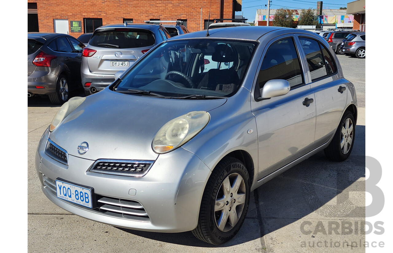 01/2008 Nissan Micra K12 5d Hatchback Silver 1.4L