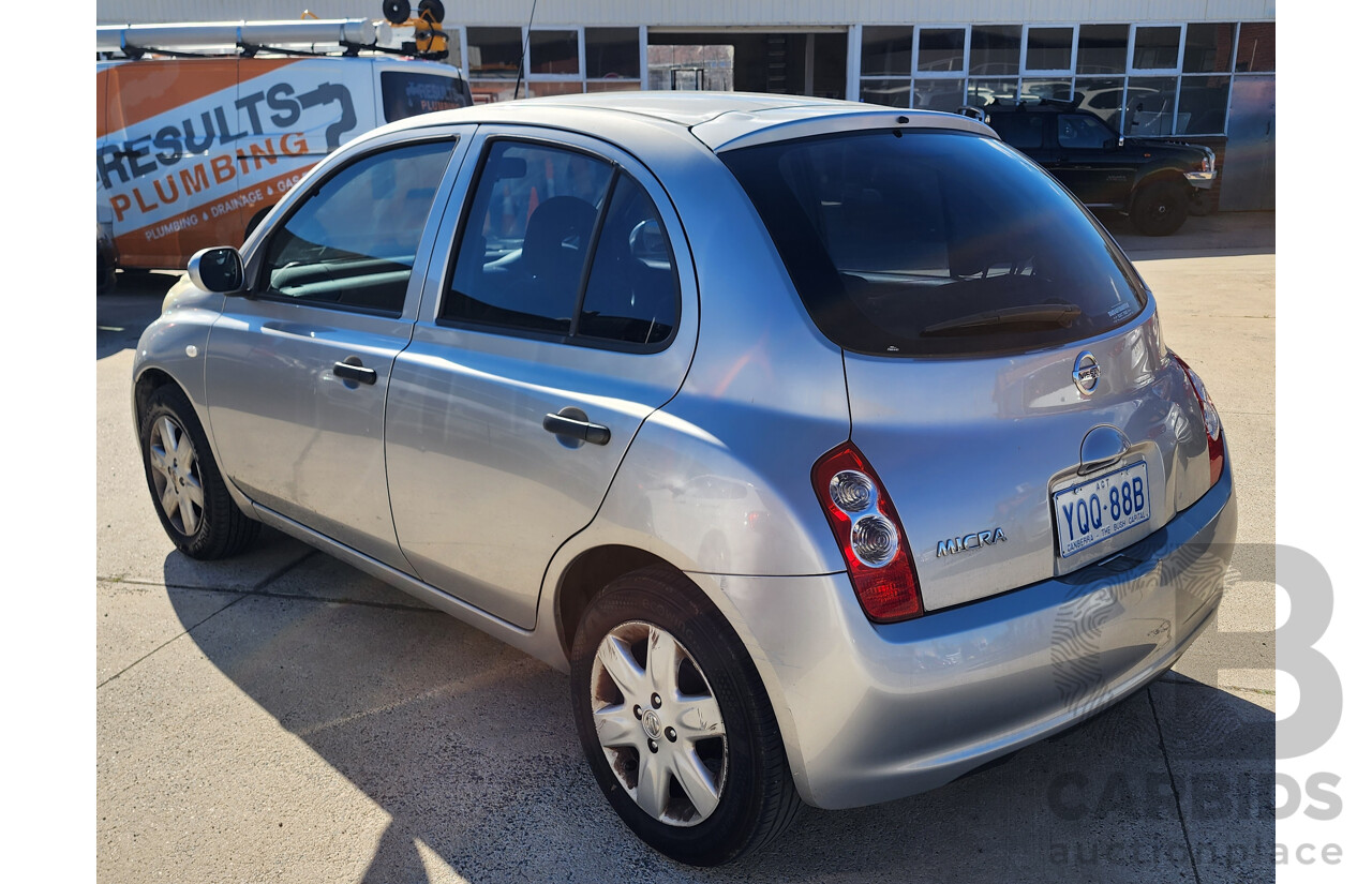 01/2008 Nissan Micra K12 5d Hatchback Silver 1.4L
