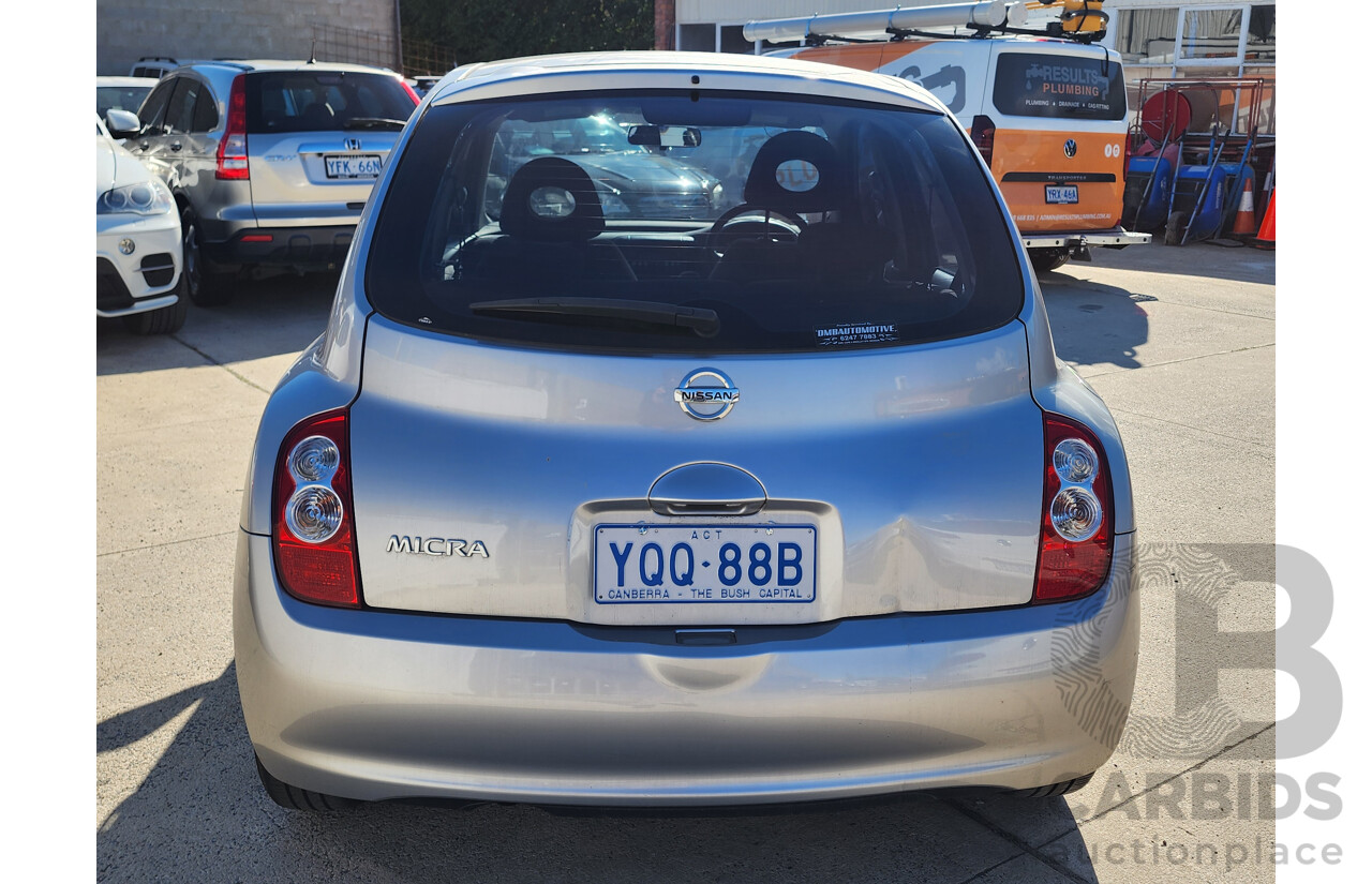 01/2008 Nissan Micra K12 5d Hatchback Silver 1.4L