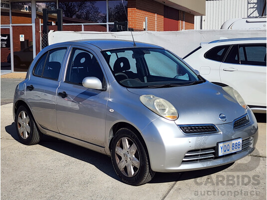 01/2008 Nissan Micra  K12 5d Hatchback Silver 1.4L
