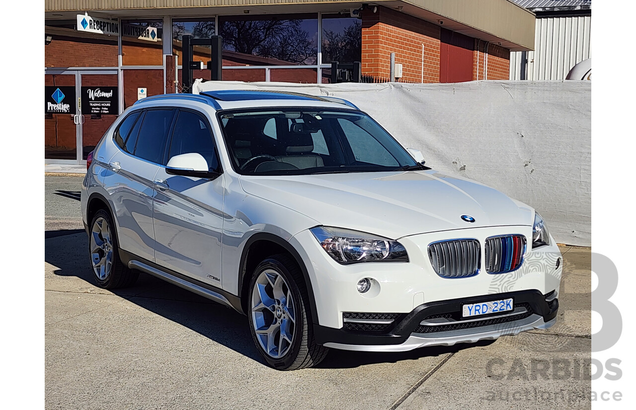 01/2015 Bmw X1 Sdrive 18d E84 MY15 4d Wagon White 2.0L