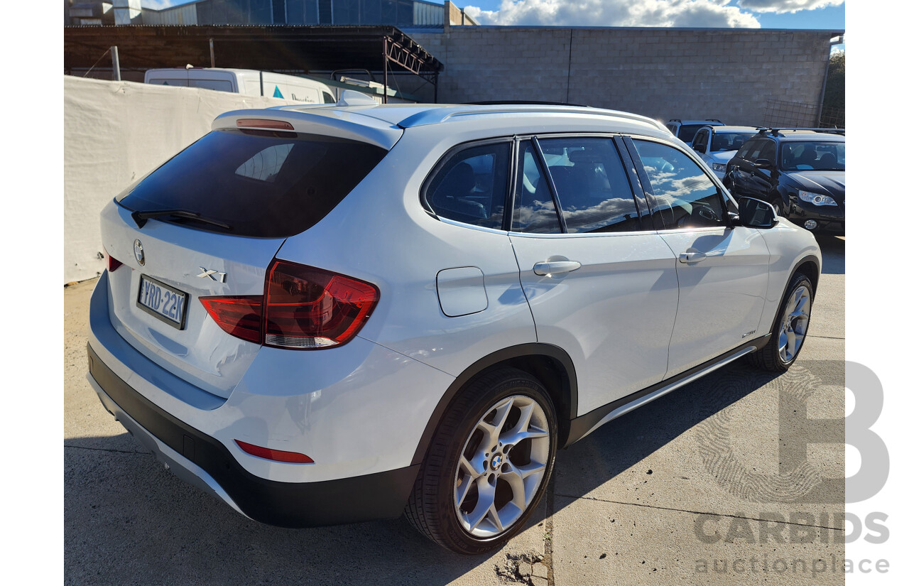 01/2015 Bmw X1 Sdrive 18d E84 MY15 4d Wagon White 2.0L