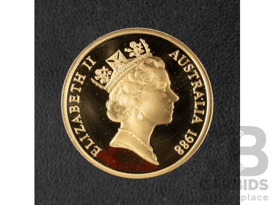 Australian RAM 1988 Proof Five Dollar Coin, Australian Bicentennial
