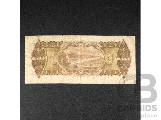 Australian 1928 Half Sovereign/Ten Shillings Note, Riddle/Heathershaw
