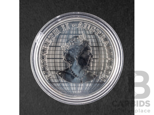 Australian Perth Mint 2021 Silver One Dollar Coin .999