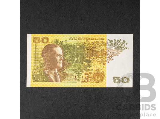 Australian 1983 UNC Fifty Dollar Note, Johnston/Stone