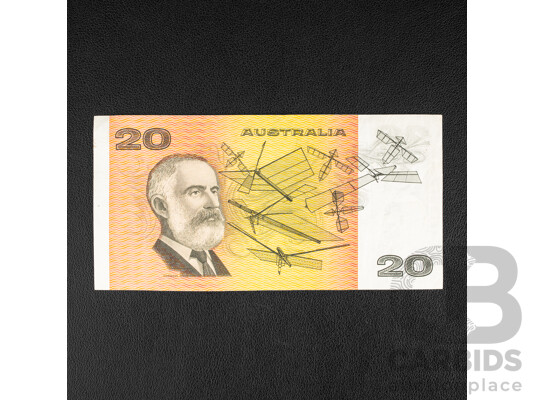 Australian 1979 Twenty Dollar Note, Knight/Stone