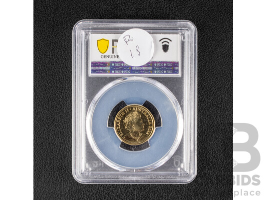 Australian 2022 Two Collar Coin, Honey Bee, PCGS Scratch UNC Detail