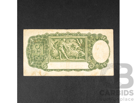 Australian 1952 One Pound Note, Coombs/Wilson