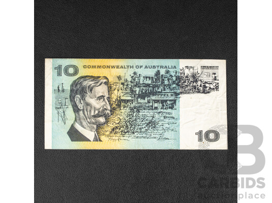 Australian 1966 a/UNC Ten Dollar Note Coombs/Wilson