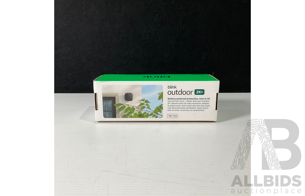 Blink Outdoor 2K Security Camera Kit. Two Cameras