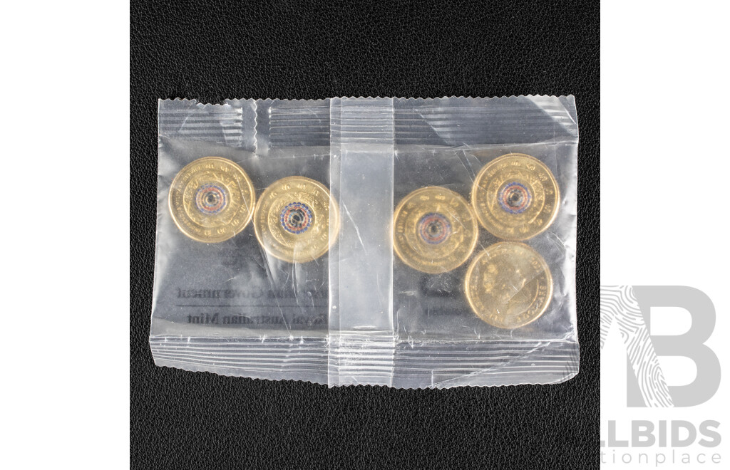 Australian 2021 Mint bag 5 $2 coins. Indigenous Military Service.