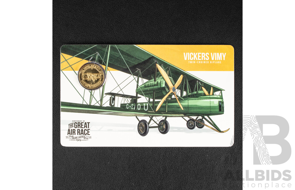 Australian RAM 2019 Eight Commemorative One Dollar Coin Collection, Centenary of the Great Air Race