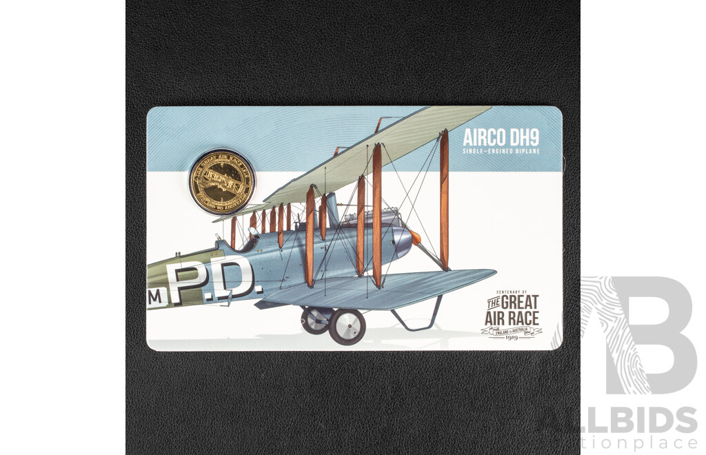 Australian RAM 2019 Eight Commemorative One Dollar Coin Collection, Centenary of the Great Air Race