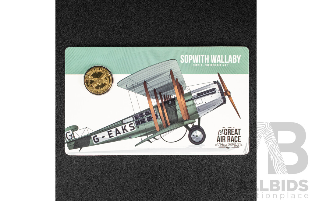 Australian RAM 2019 Eight Commemorative One Dollar Coin Collection, Centenary of the Great Air Race