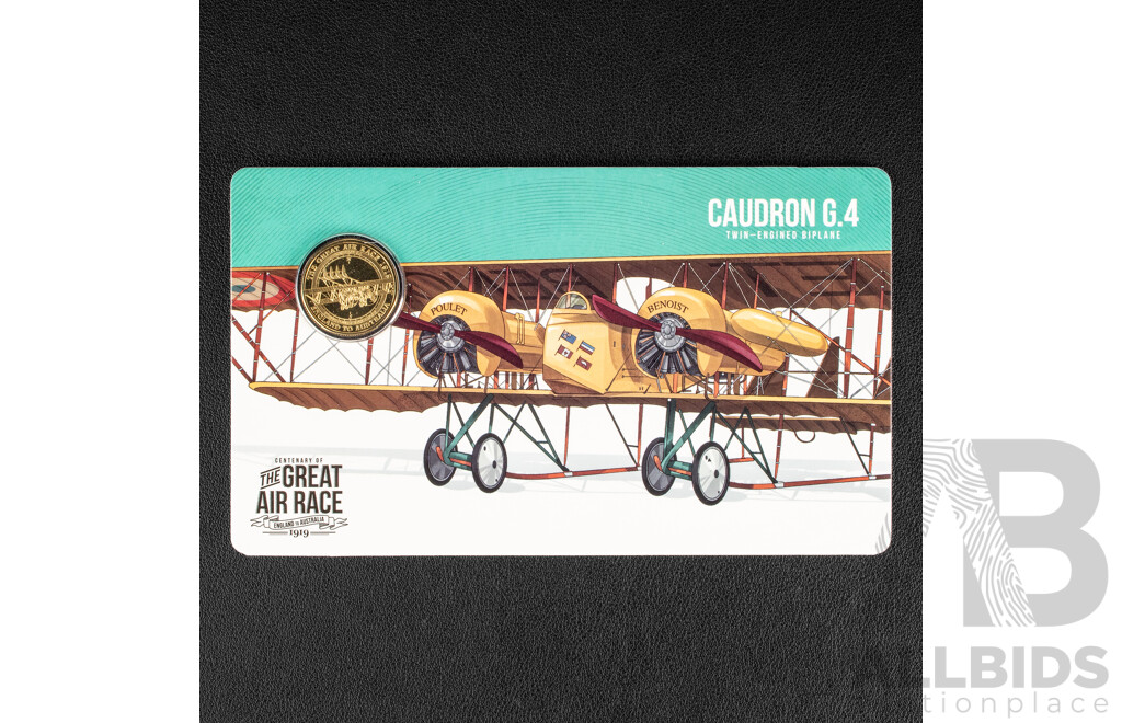 Australian RAM 2019 Eight Commemorative One Dollar Coin Collection, Centenary of the Great Air Race