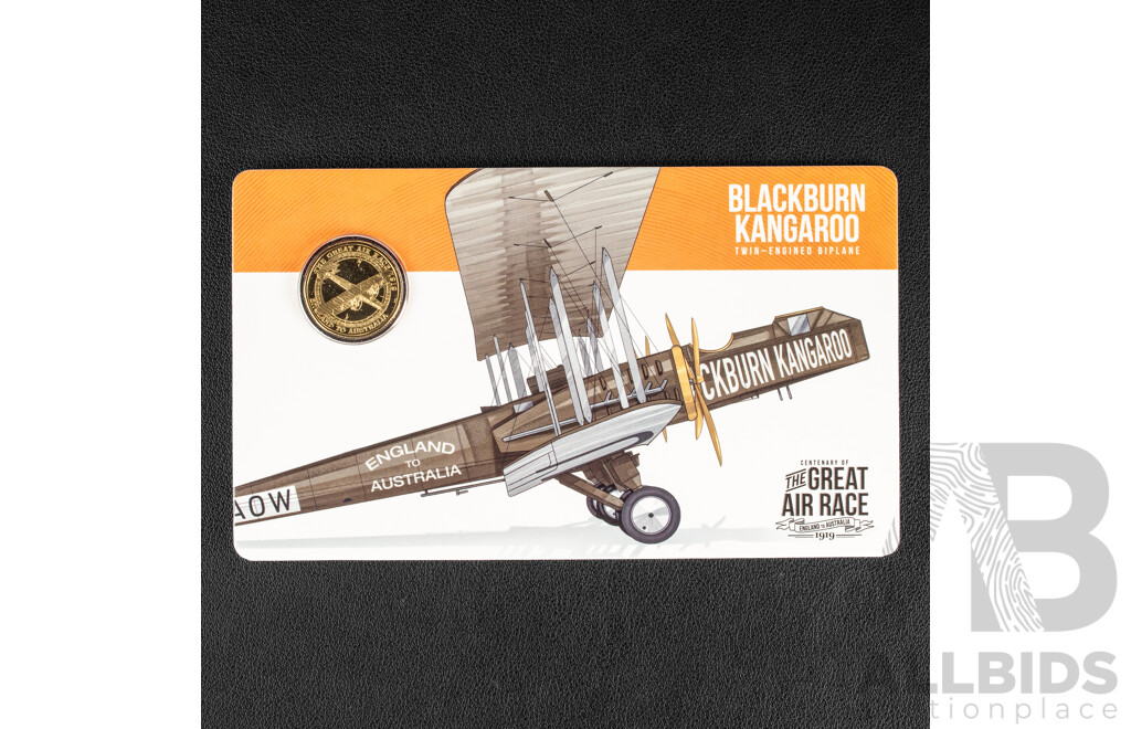 Australian RAM 2019 Eight Commemorative One Dollar Coin Collection, Centenary of the Great Air Race