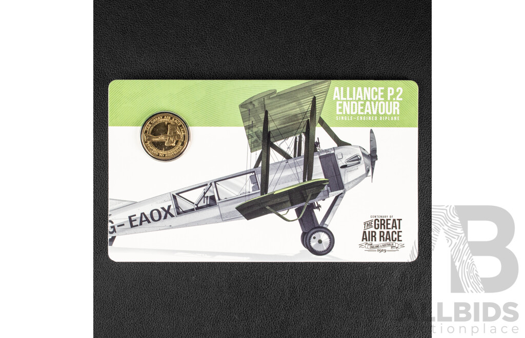 Australian RAM 2019 Eight Commemorative One Dollar Coin Collection, Centenary of the Great Air Race