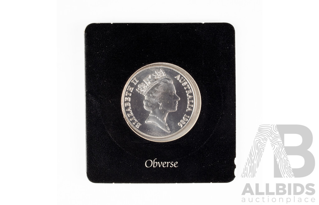 Australian 1986 Silver Ten Dollar Coin, State Series South Australia .925