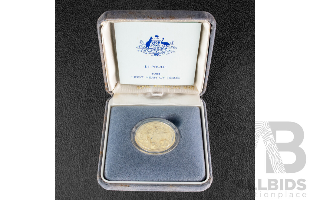 Australian RAM 1984 Proof One Dollar Coin, First Year Issue