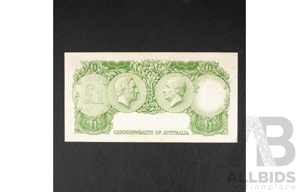 Australian 1953 One Pound Note, Coombs/Wilson