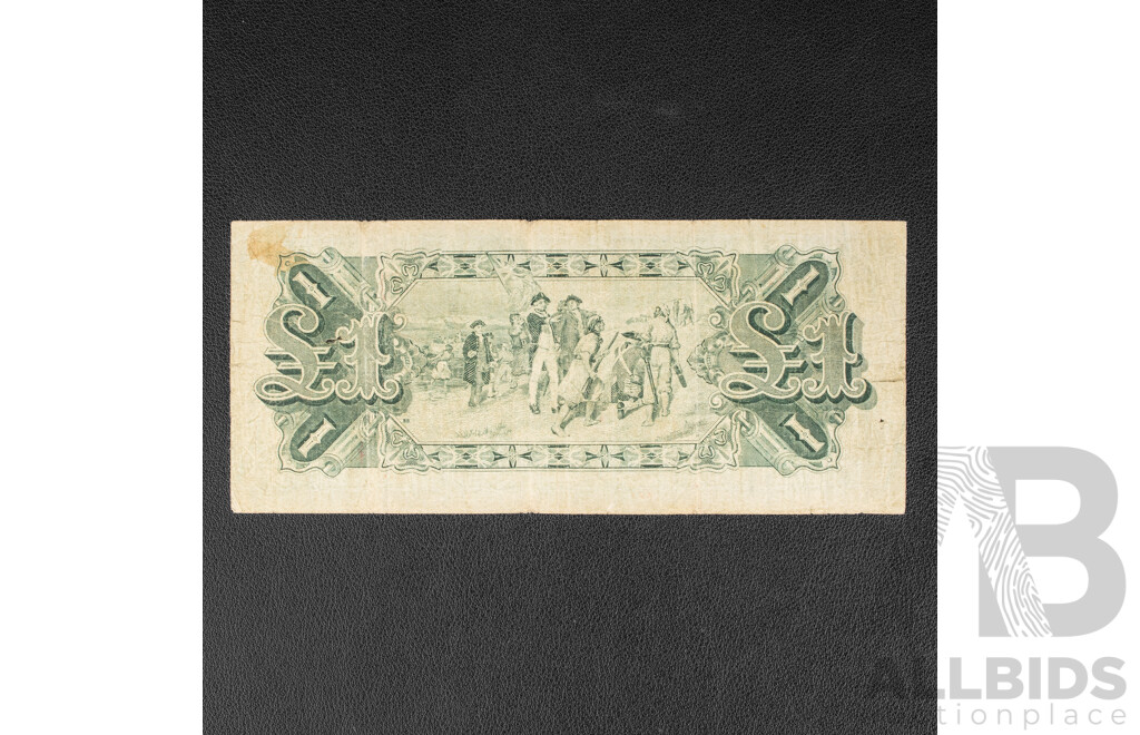 Australian 1927 One Pound Note, Riddle/Heathershaw