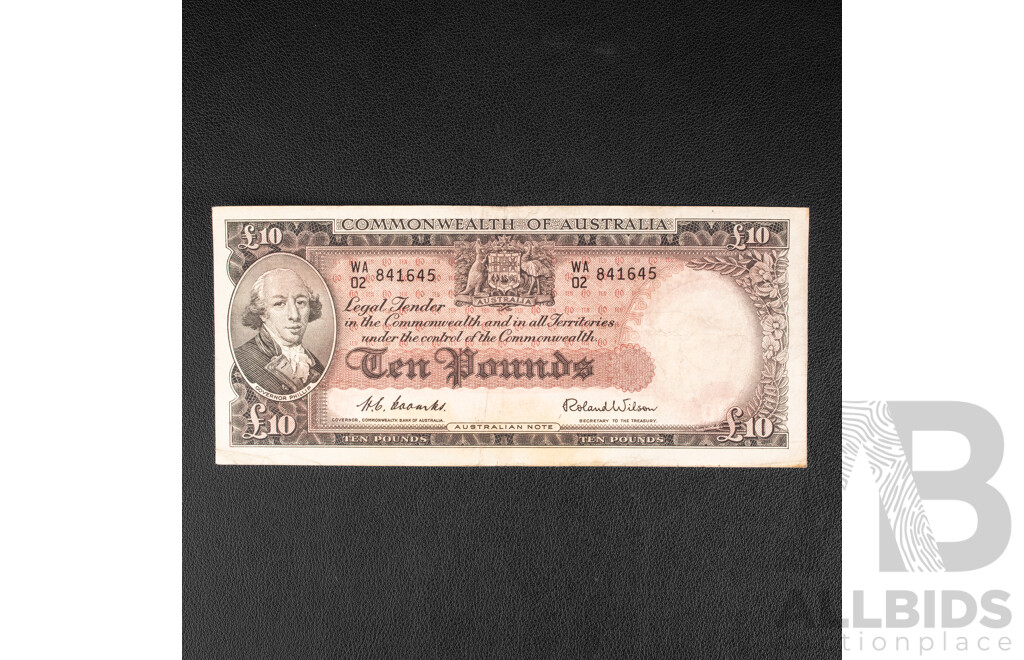 Australian 1954 Twenty Pound Note, Coombs/Wilson
