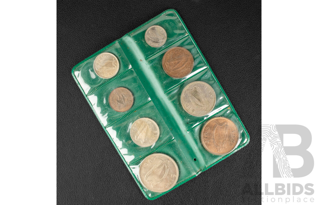 Ireland 1960's Eight Coin Set