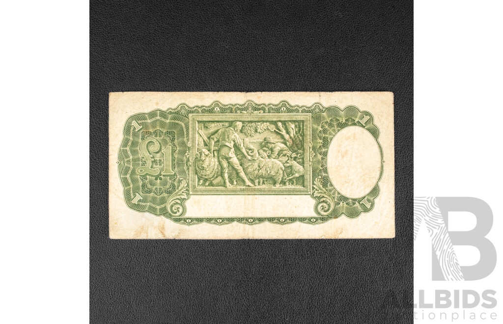 Australian 1952 One Pound Note, Coombs/Wilson