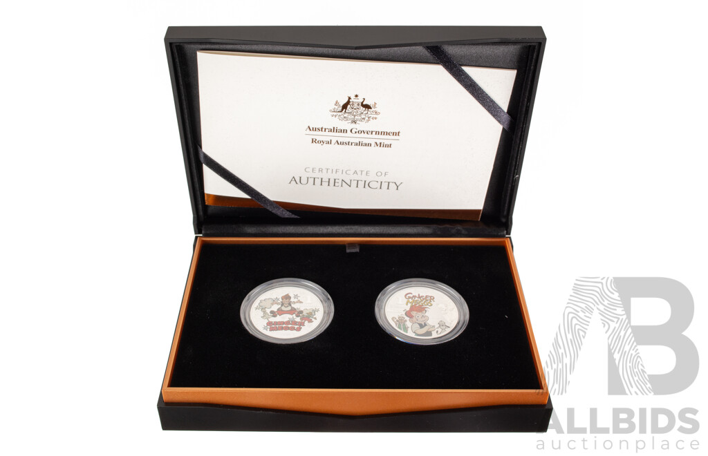 Australian 2021 Coloured Silver Coins. Ginger Meggs