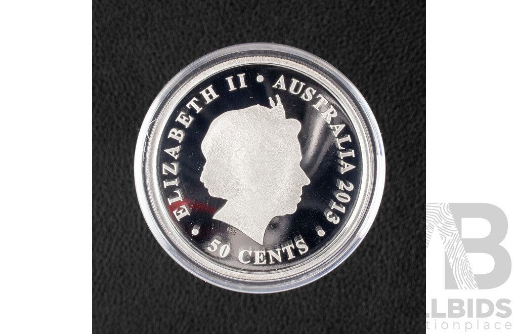 Australian Perth Mint 2013 Silver Fifty Cent Coin .999