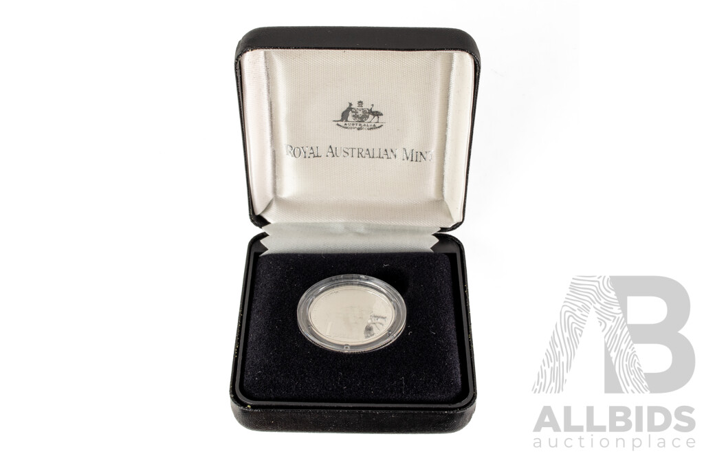 Australian RAM 1996 Silver Proof One Dollar Coin, Sir Henry Parkes