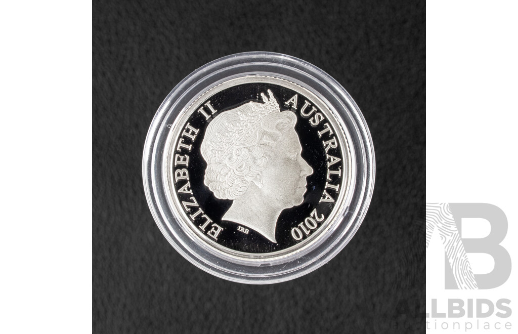 Australian RAM 2010 Silver Proof One Dollar Coin, 100 years Australian Coinage.