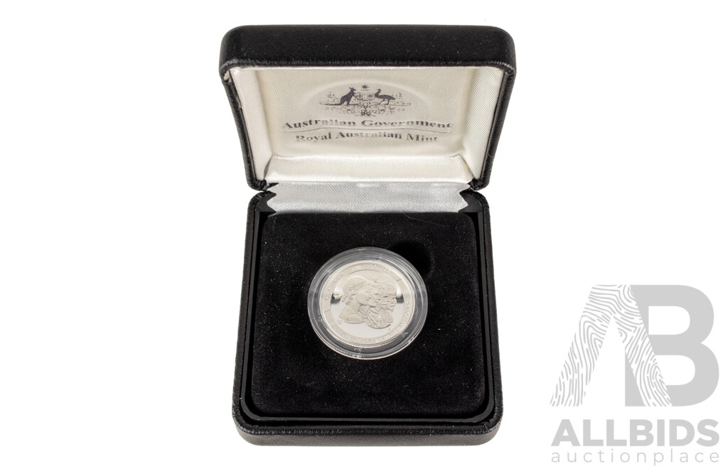 Australian RAM 2010 Silver Proof One Dollar Coin, 100 years Australian Coinage.