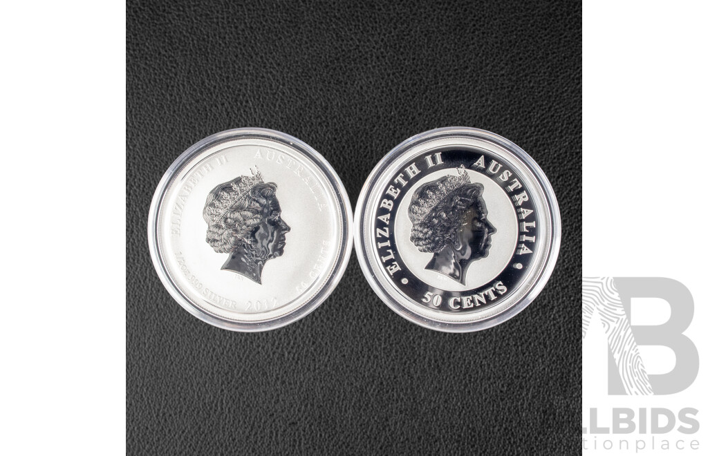 Australian Perth Mint 2011 Two Silver Fifty Cent Coin Set, ANDA Expo Bejing