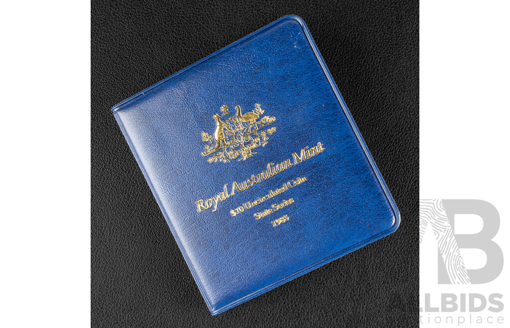 Australian RAM 1985 Silver Ten Dollar Coin, State Series, Victoria .925