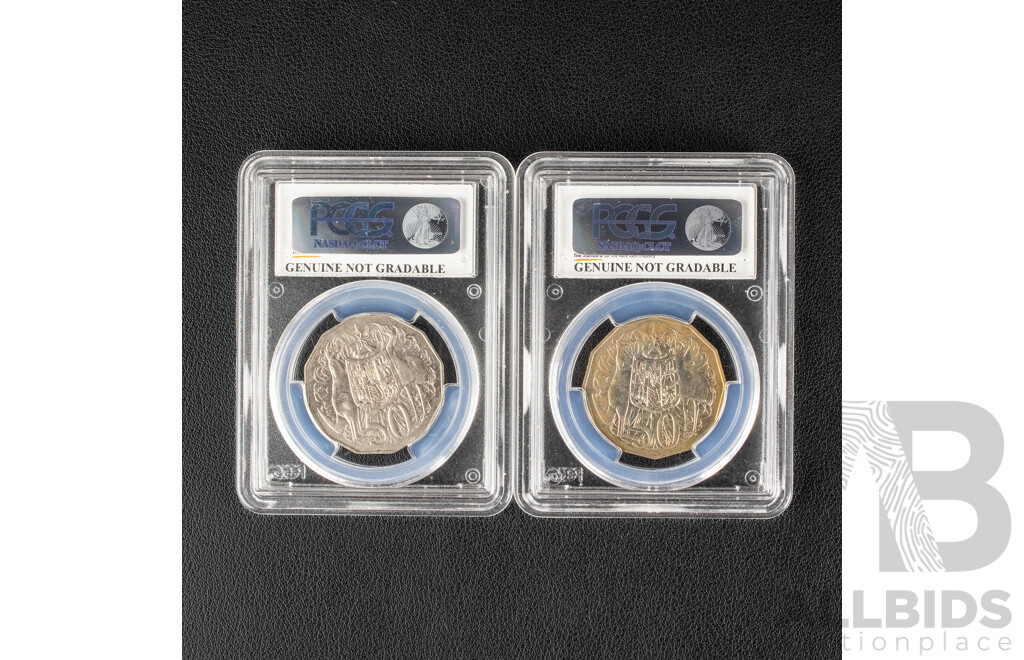 Australian 1979 and 1981 UNC Fifty Cent Coins