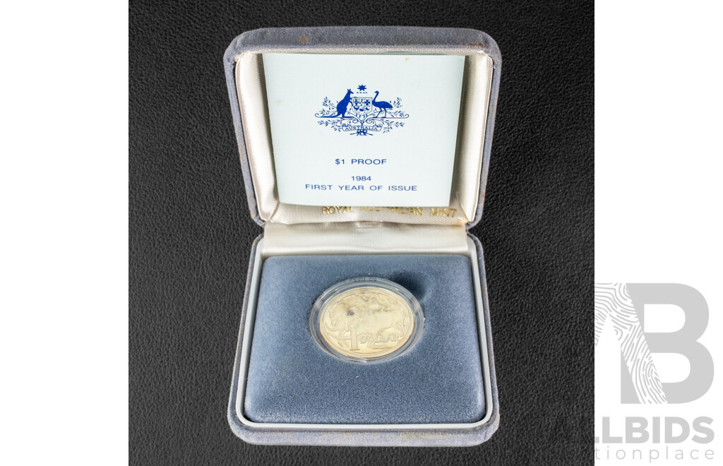Australian RAM 1984 Proof One Dollar Coin, First Year Issue