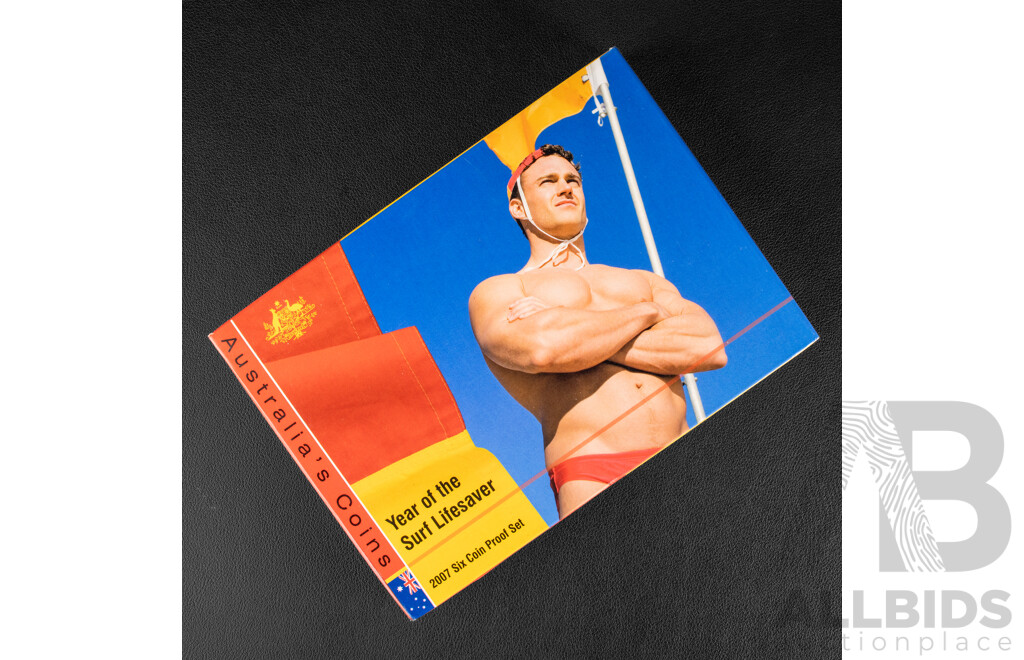 Australian 2007 Six Proof Coin Set, Year of the Surf Life Saver