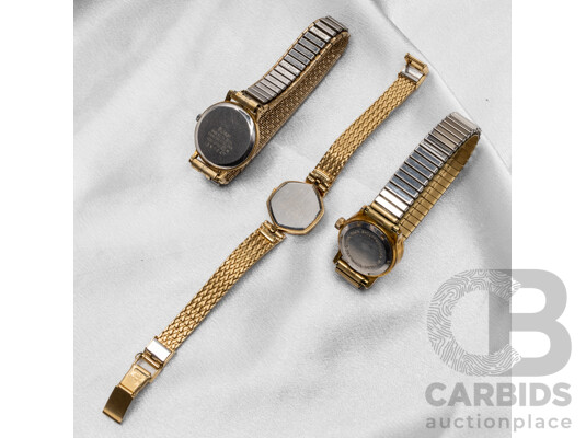 Vintage Collection of Ladies' Watches, Envoy, Seiko & Pulsar - Lot of 3