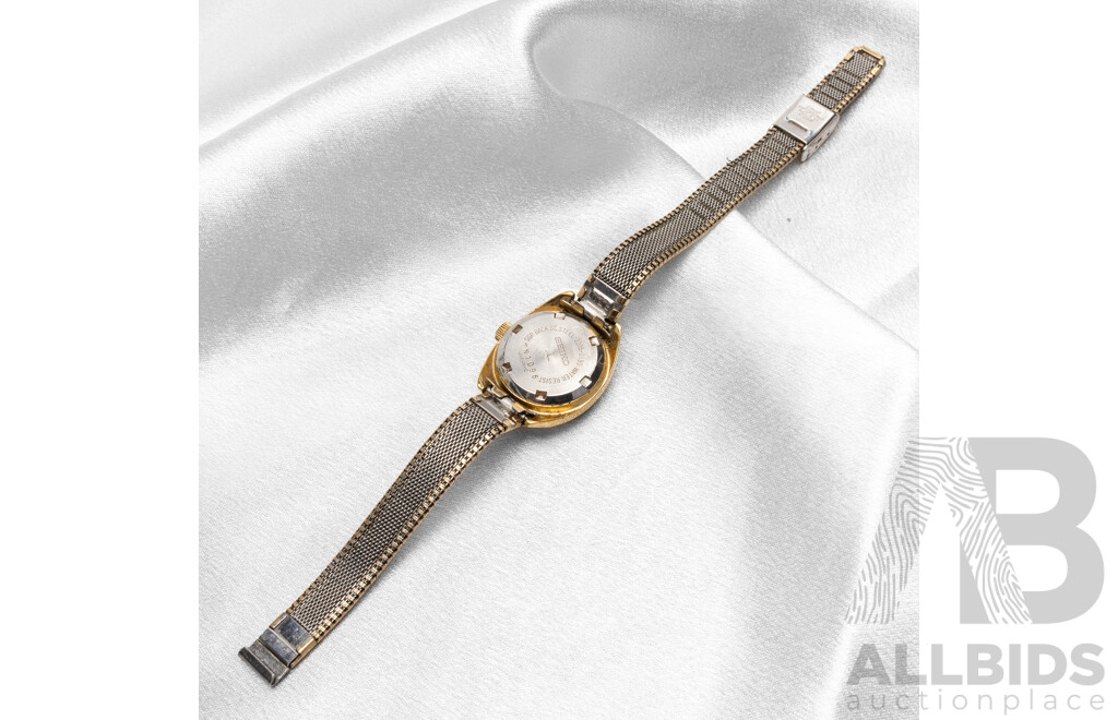 Vintage Ladies' Seiko Automatic High-Beat Solid Gold Plated Watch - 2205-0190